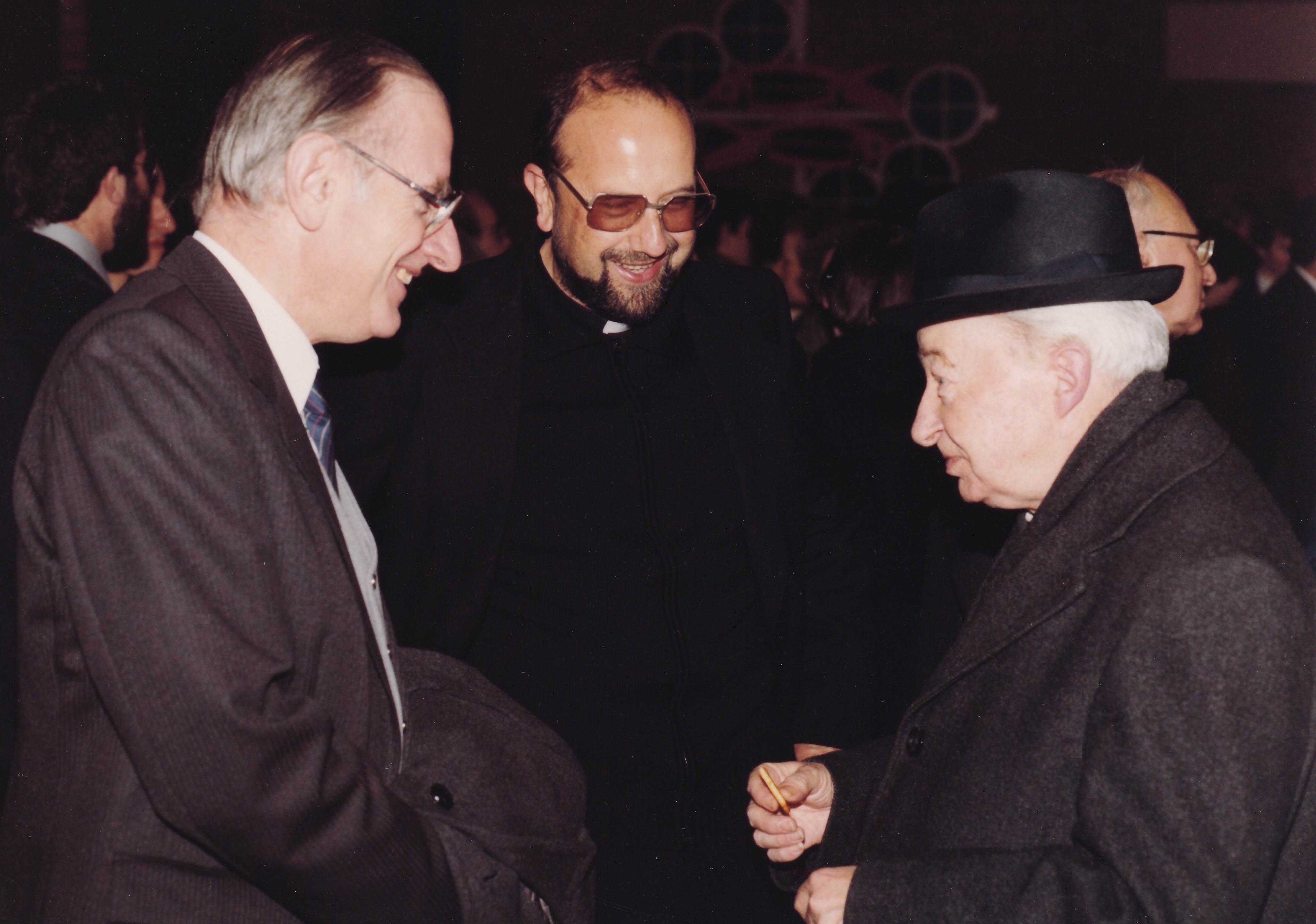 Mons Heuschen con don Emilio Grasso
